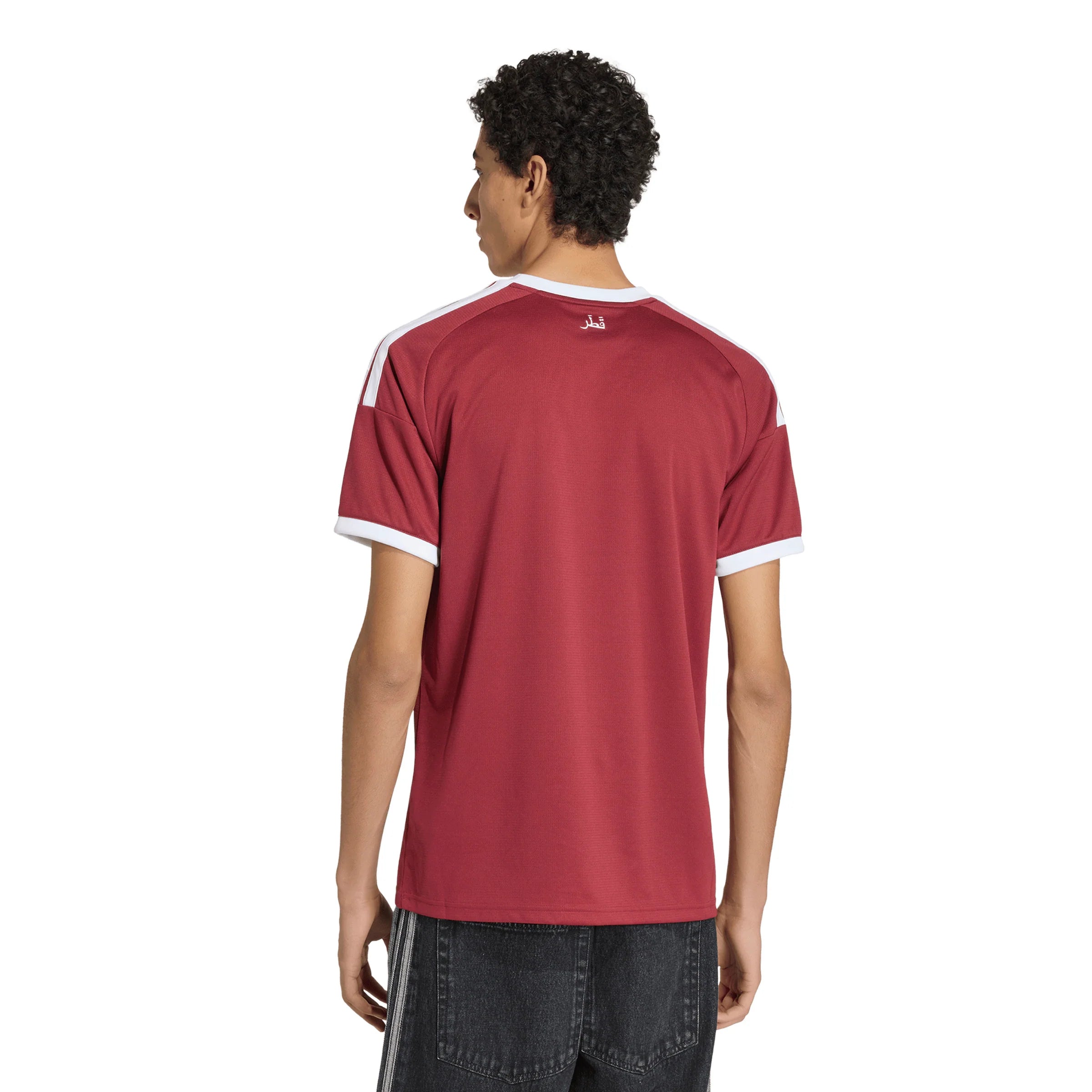 adidas Qatar Home Mens Soccer Jersey 2026 Maroon
