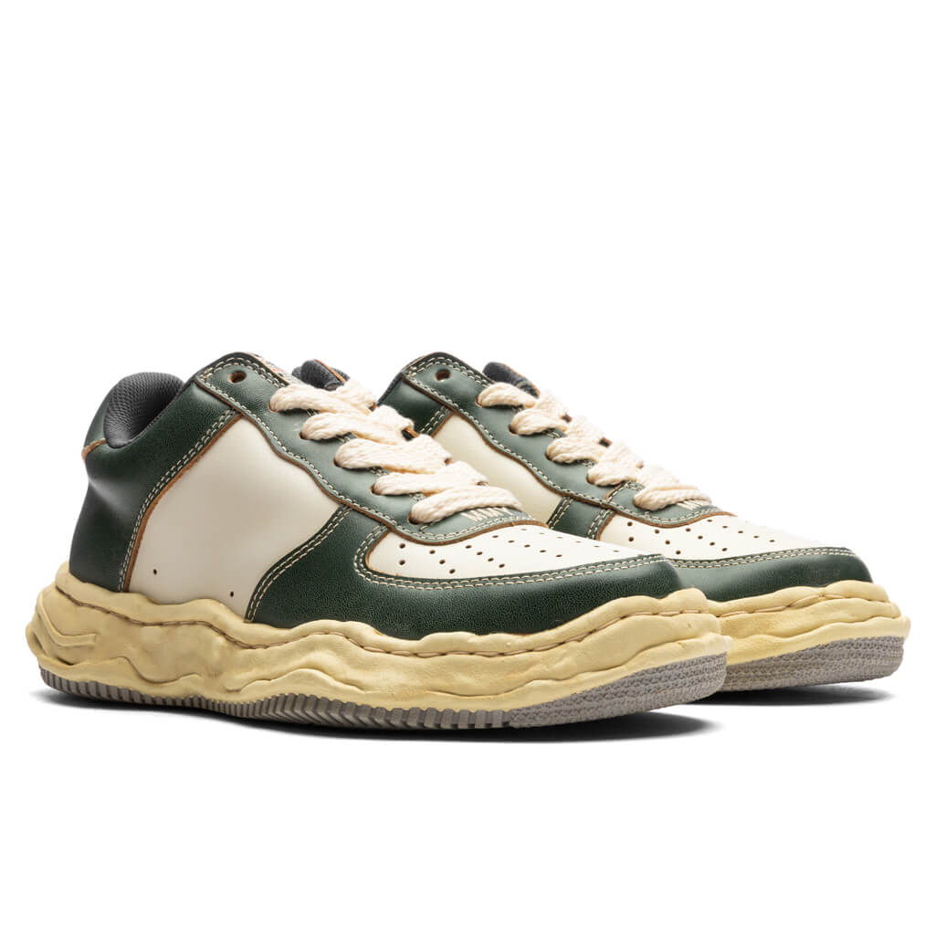 Wayne Low Vintage Leather Green White