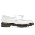 Adrian Ys Smooth Leather Tassel Loafer White