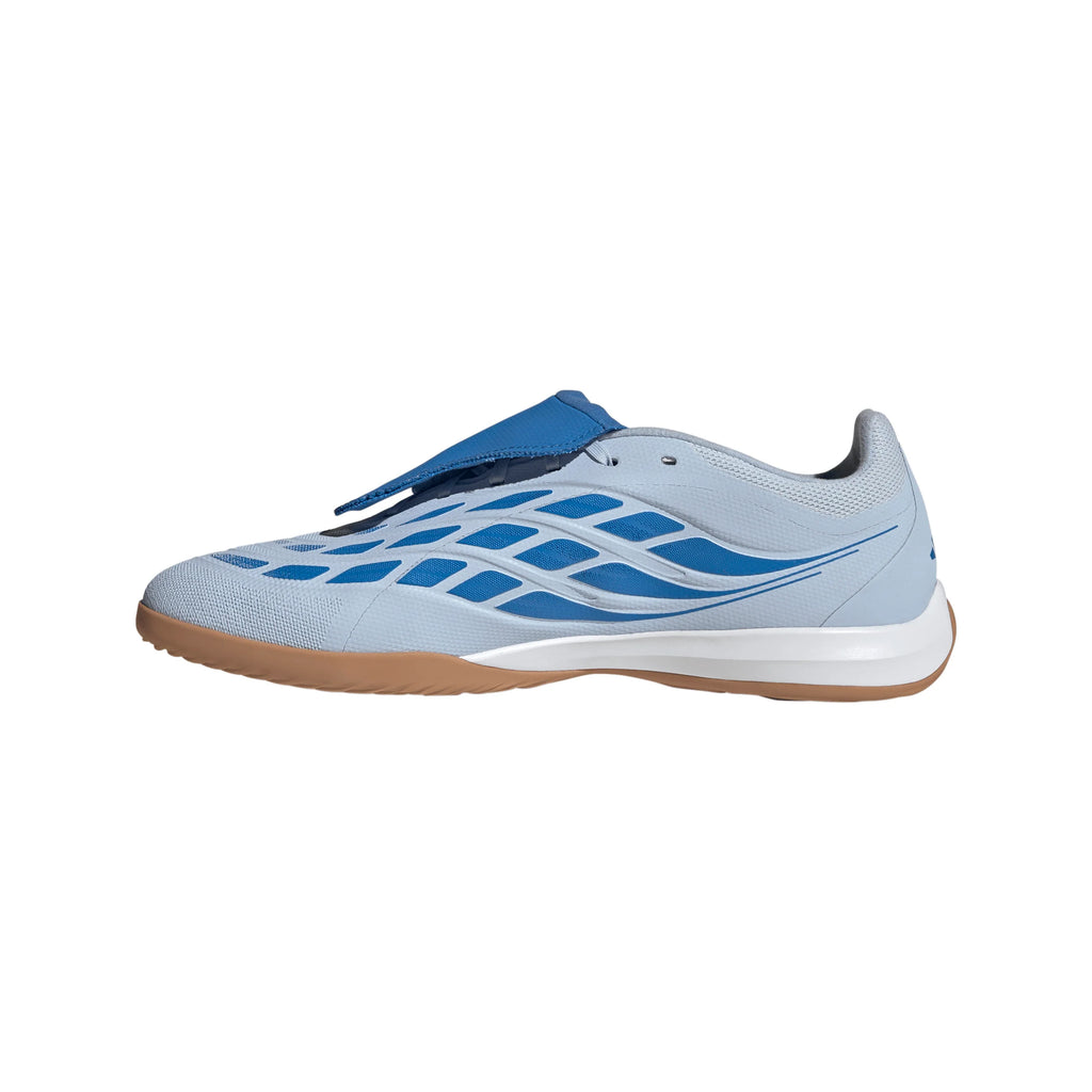 adidas Predator League Fold Over Tongue IN Indoor Mens Soccer Shoes Sky Blue Yellow