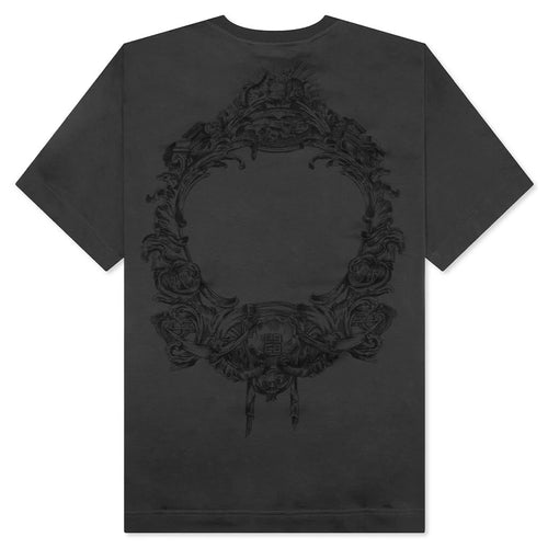 Baroque Print S S T Shirt Charcoal