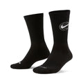Elite Everyday Crew 3 Pack Sock - Black/Grey