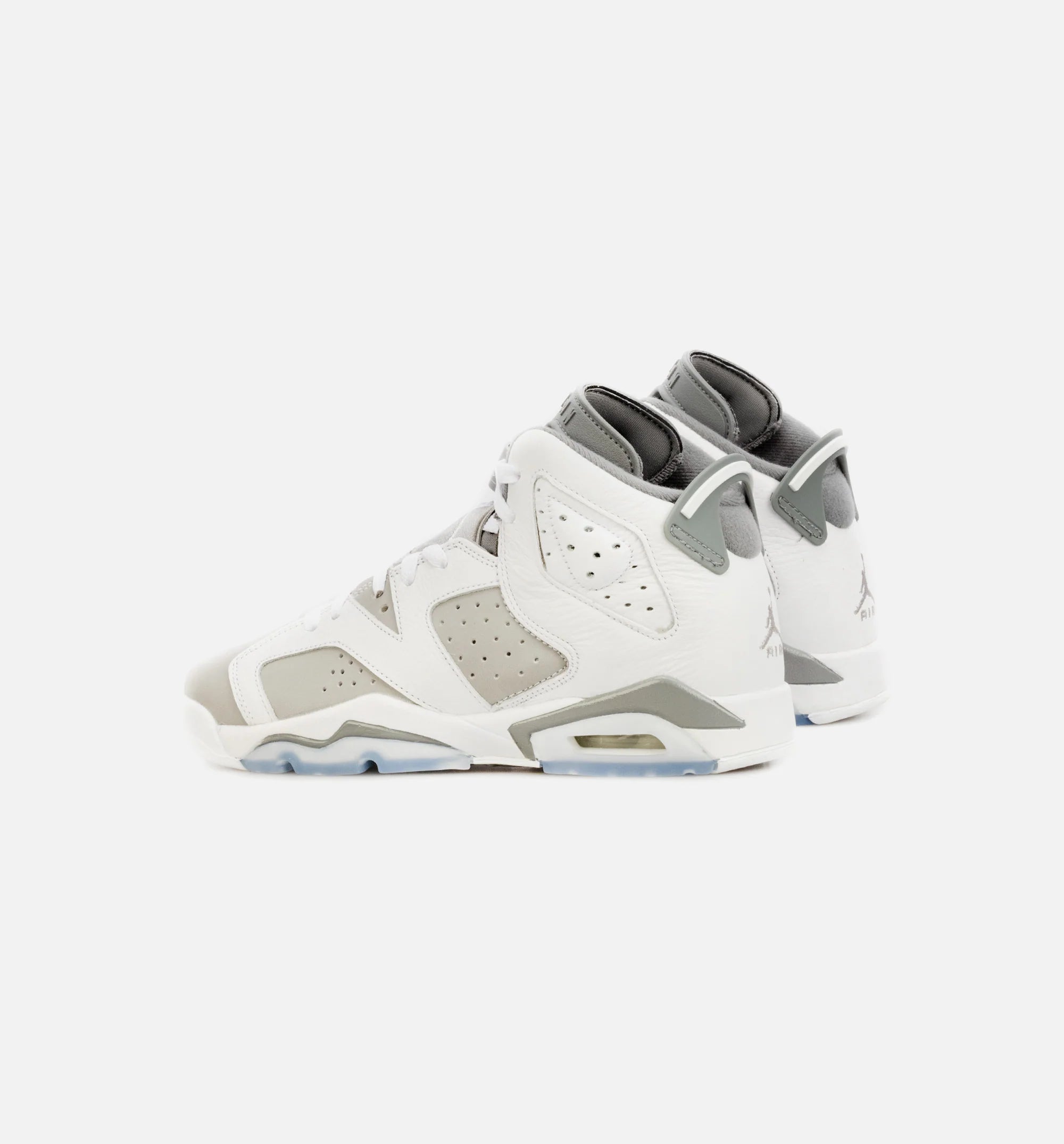 Air Jordan 6 Retro Cool Grey Grade School Lifestyle Shoe White Grey