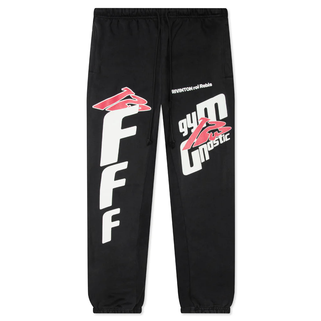 Fasting For Faster Sweatpants Vintage Black