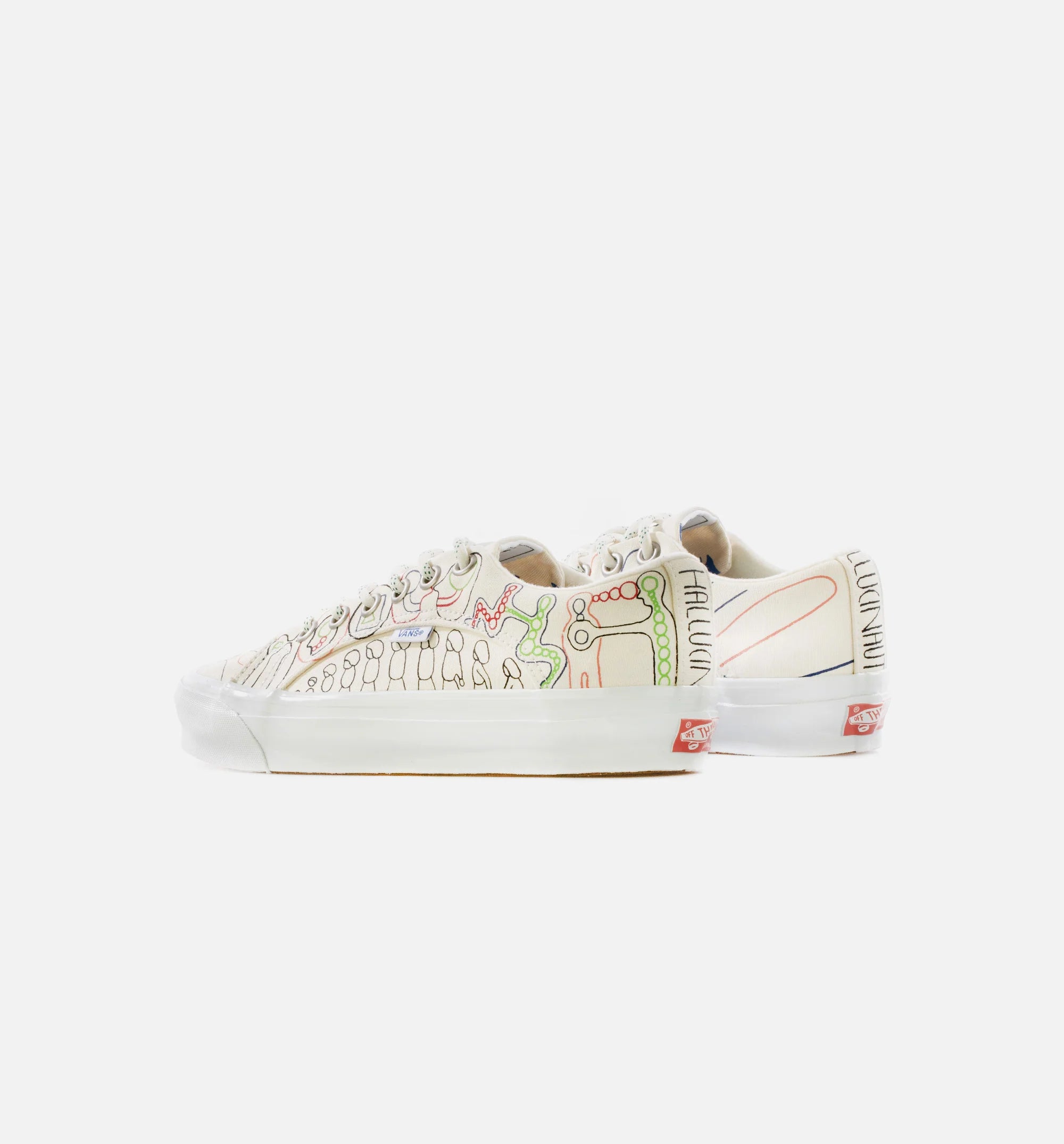 Geoff McFetridge Vault OG Lampin LX Mens Skate Shoe Bone White