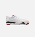 Air Jordan 4 RM Mens Lifestyle Shoe White Black Neutral Grey Varsity Red