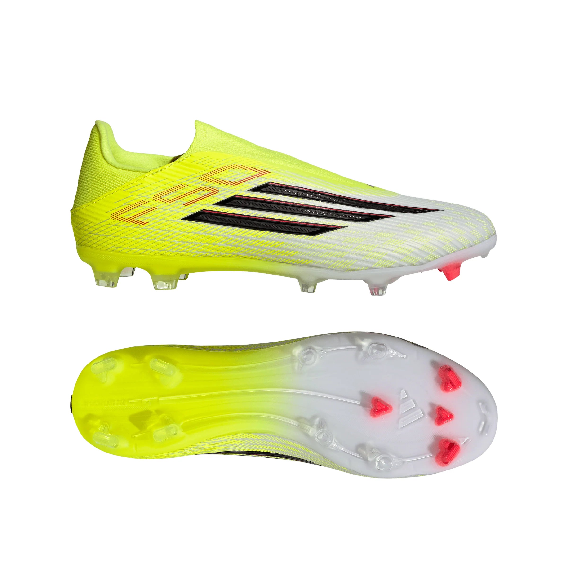 adidas F50 League Laceless FG MG Firm Ground Multi Ground Mens Soccer Cleats Yellow