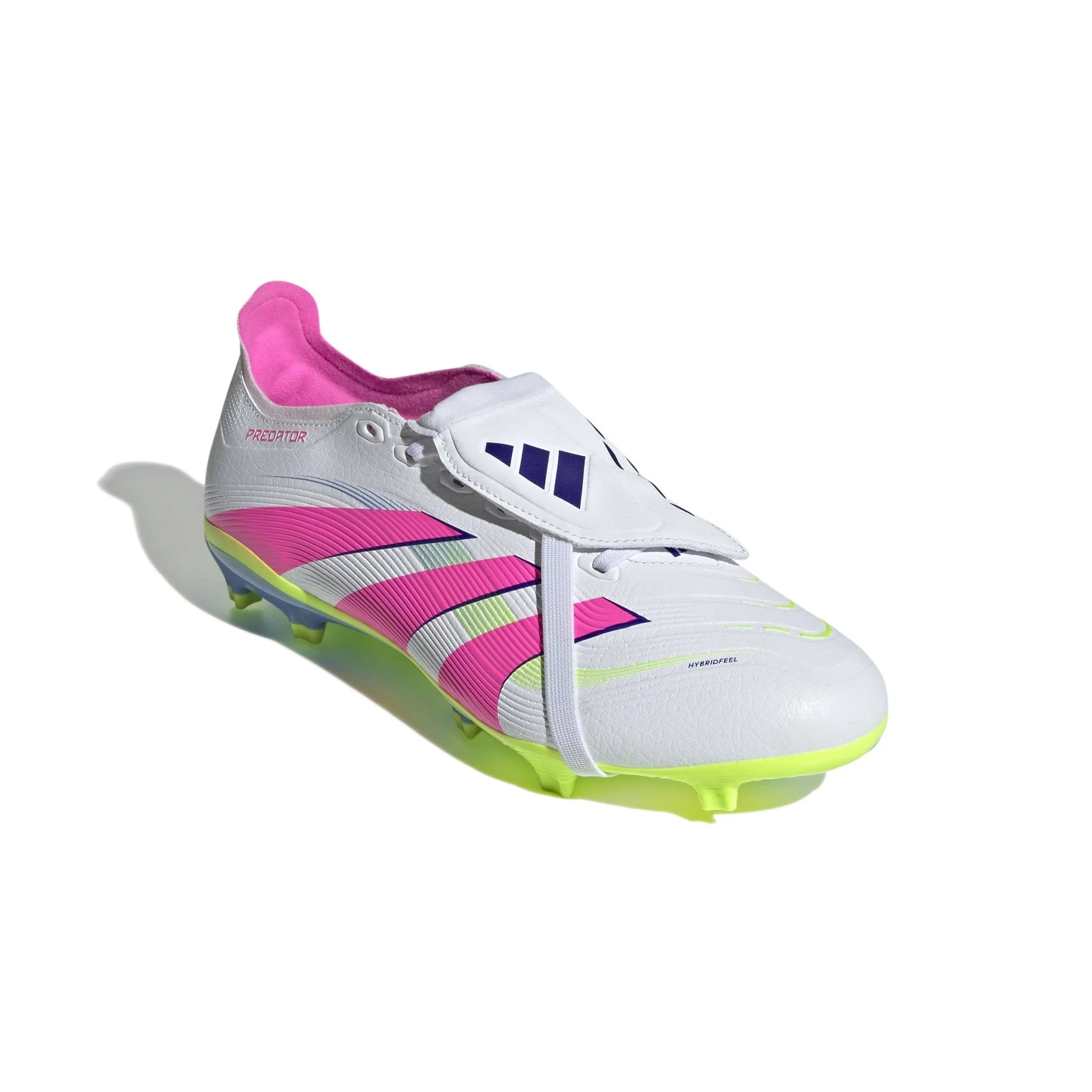 adidas Predator League Fold Over Tongue Firm Multi Ground Boots White Pink