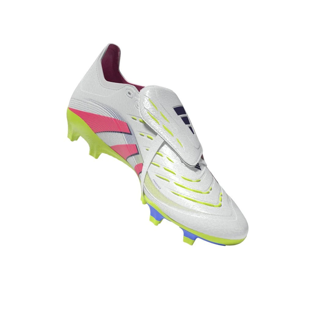 adidas Predator League Fold Over Tongue Firm Multi Ground Boots White Pink