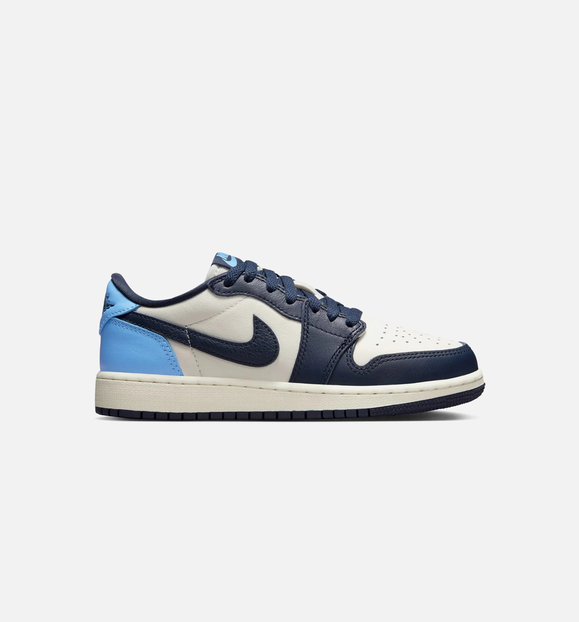 Air Jordan 1 Retro Low OG Obsidian Grade School Lifestyle Shoe Obsidian University Blue Sail