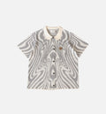 Dazed Button Up Mens Shirt Bone Beige