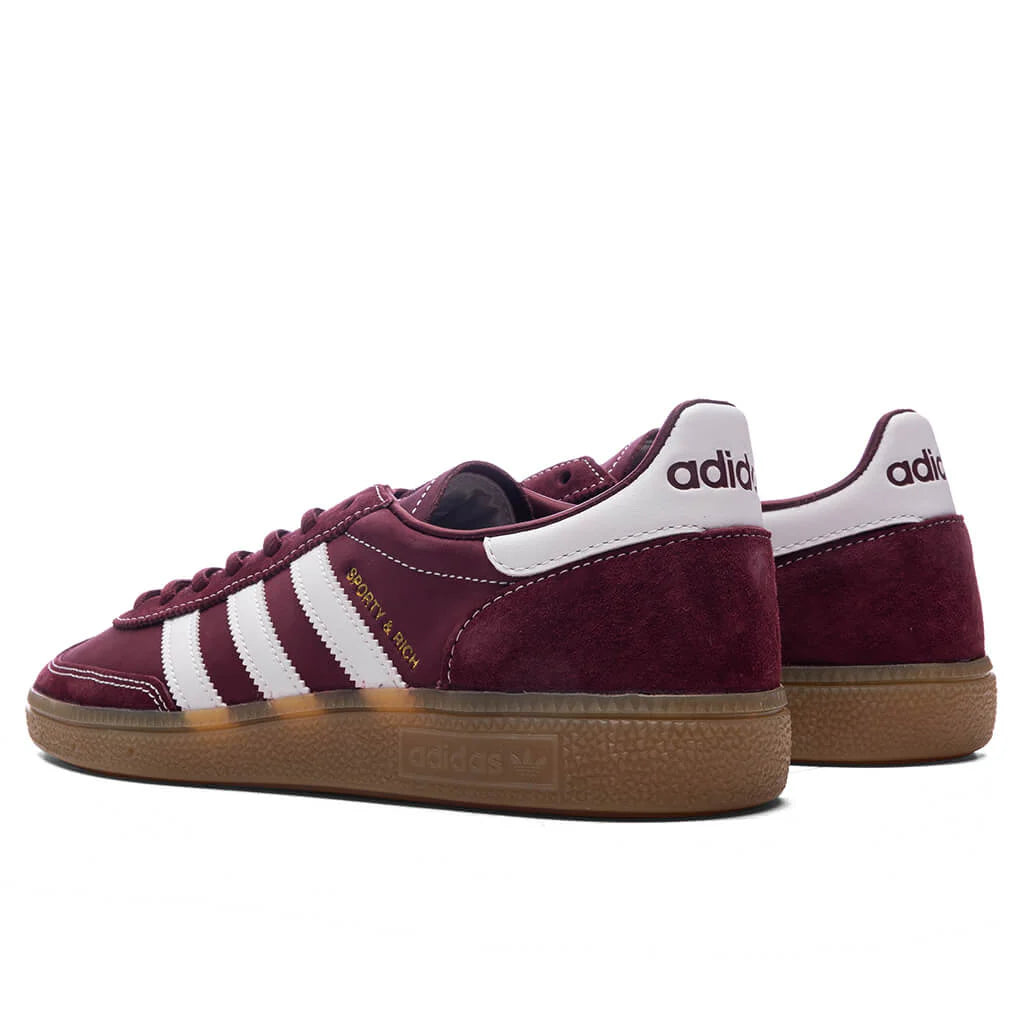 Adidas x Sporty Rich Handball Spezial Shadow Red White Gum