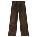 Stonewash Corduroy Trousers Olive Green