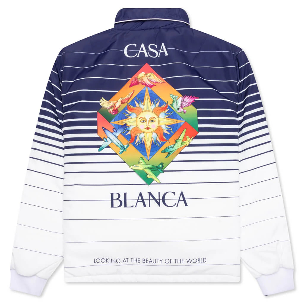 Les Elements Printed Polyester Jacket Multi