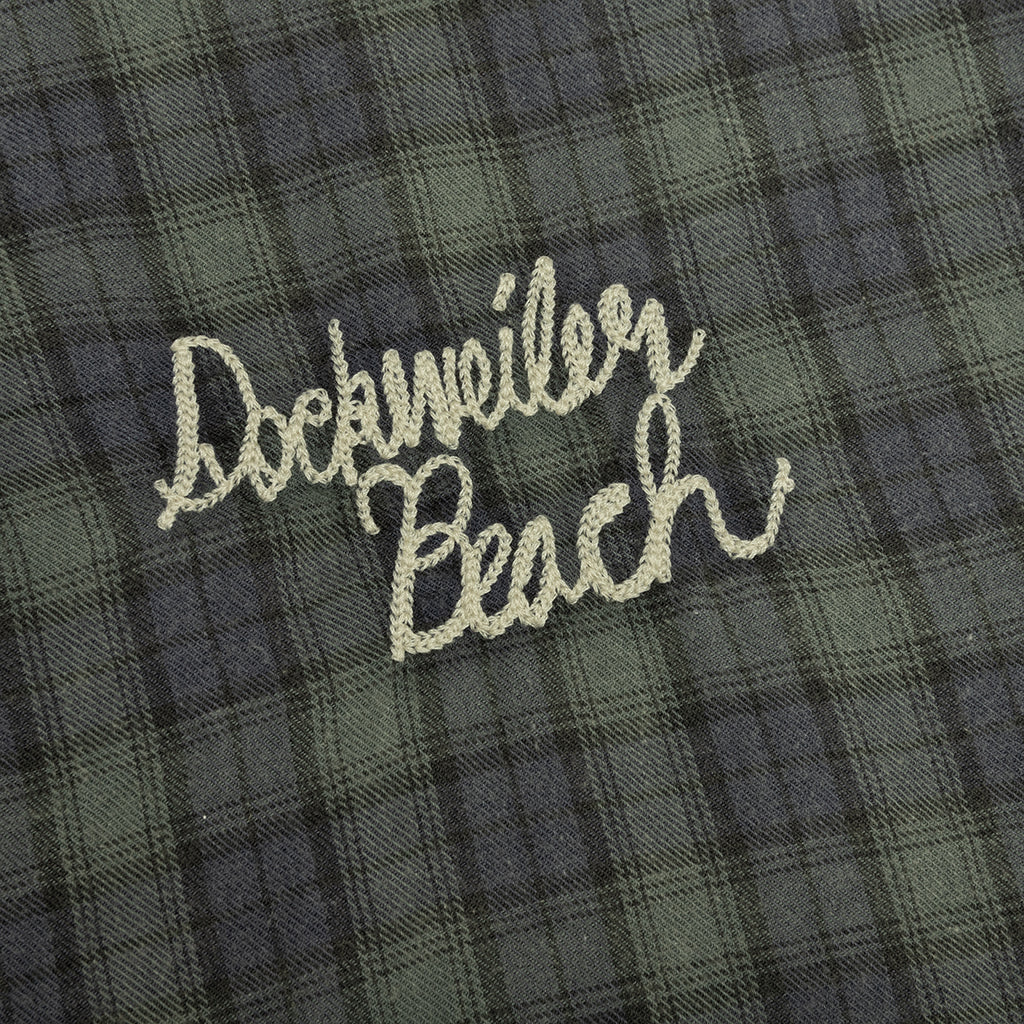 Dockweiler Flannel Overshirt Navy