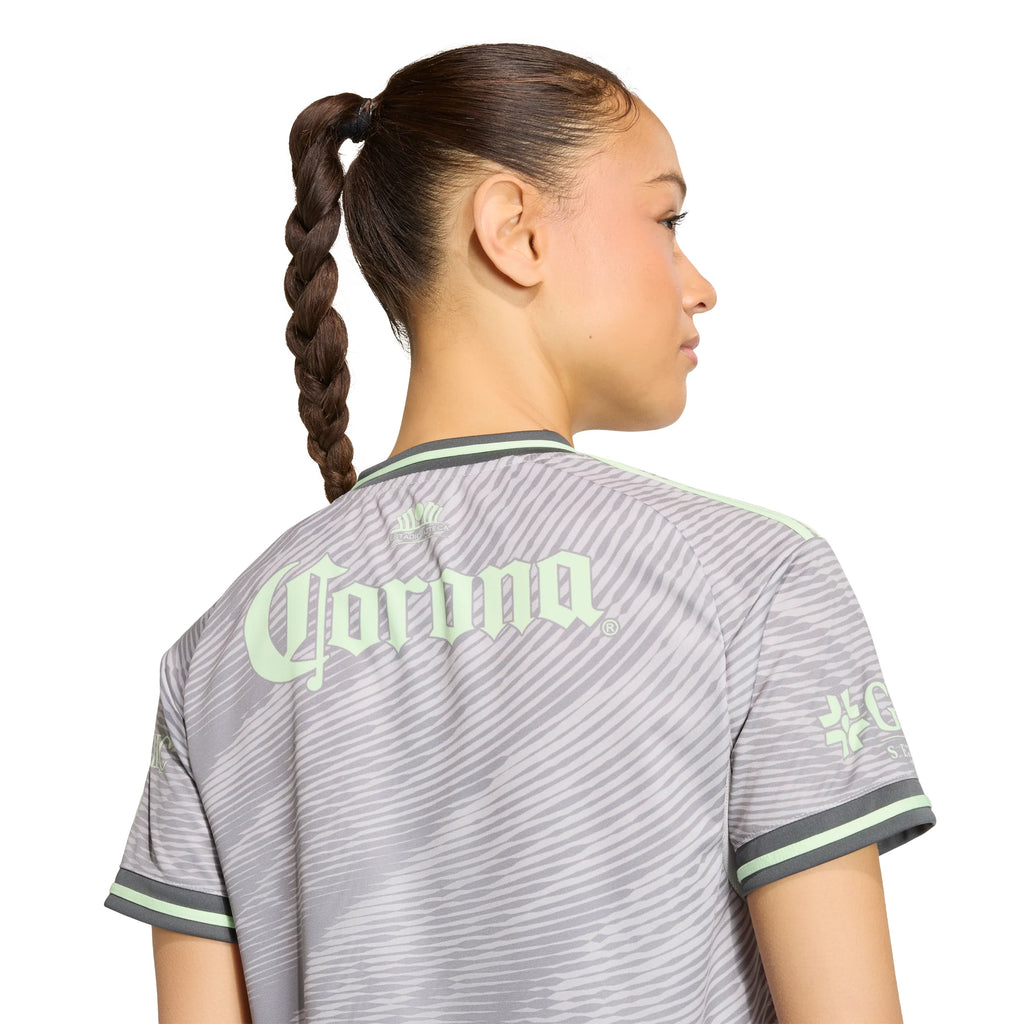 adidas Club America Third Womens Soccer Jersey 25 26 Grey