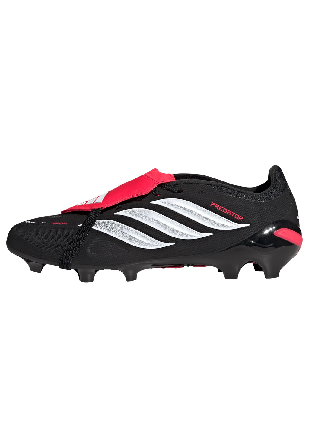 adidas Predator League Fold Over Tongue FG Firm Ground Mens Soccer Cleats Black White