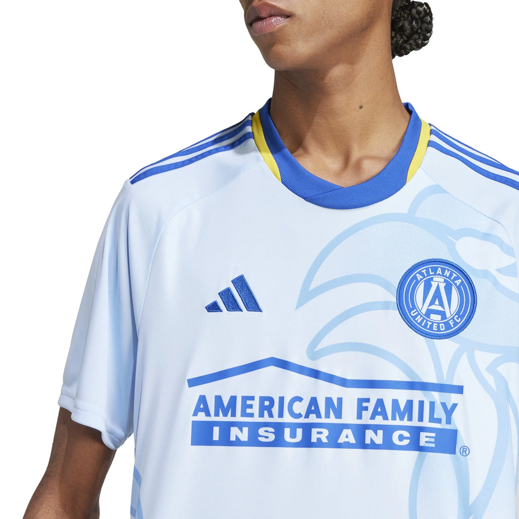 adidas Mens Atlanta United Away Jersey 24 25 Blue