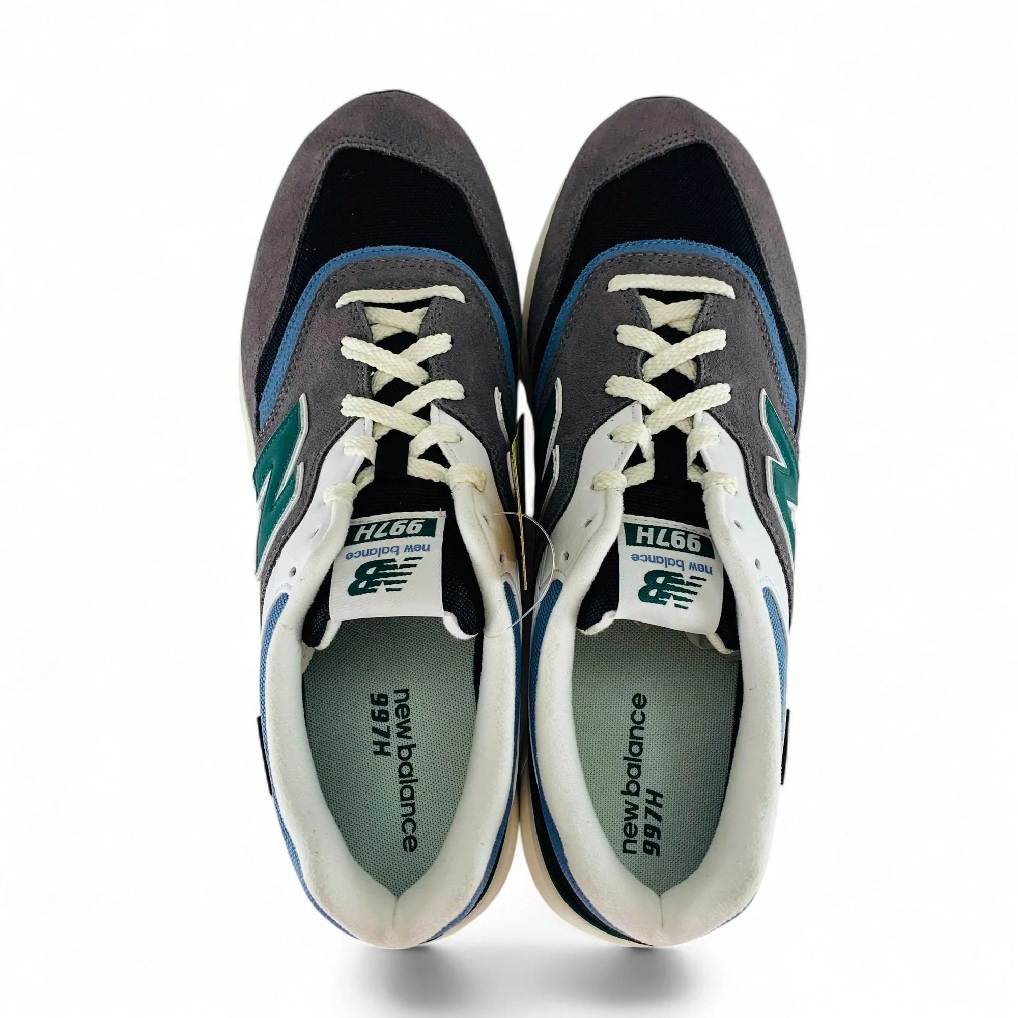 New Balance 997H Cordura Sneaker Shoes Grey Black Heron Blue Green
