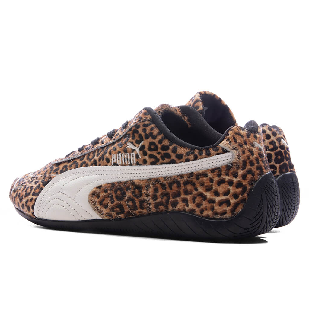 Womens Speedcat Leopard Black Warm White