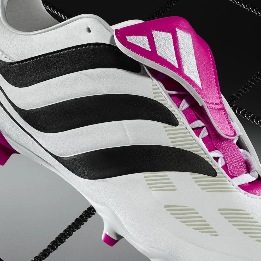 adidas Predator Precision3 FG Firm Ground Soccer Cleats White Black