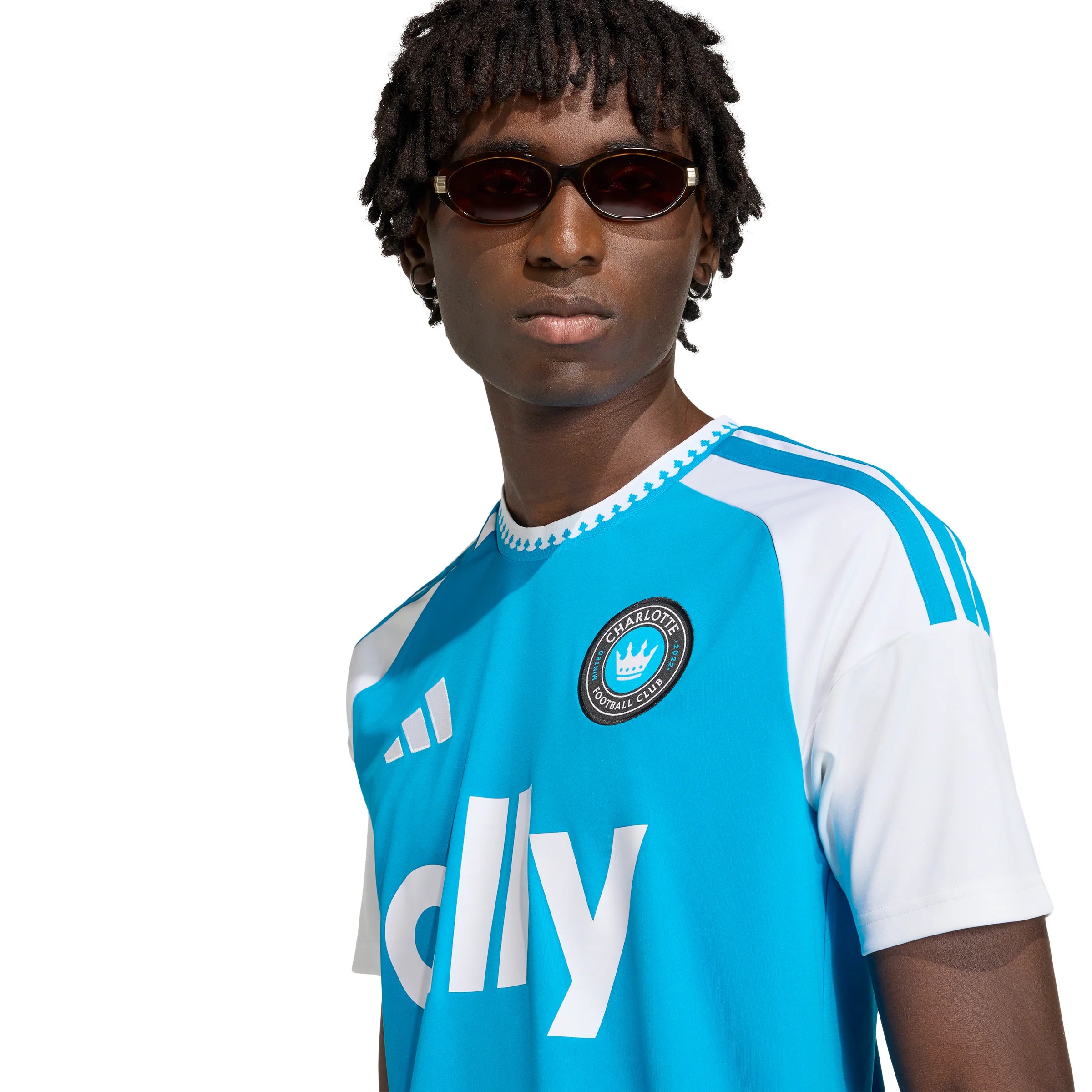 adidas Charlotte FC Home Mens Soccer Jersey 26 27 Blue