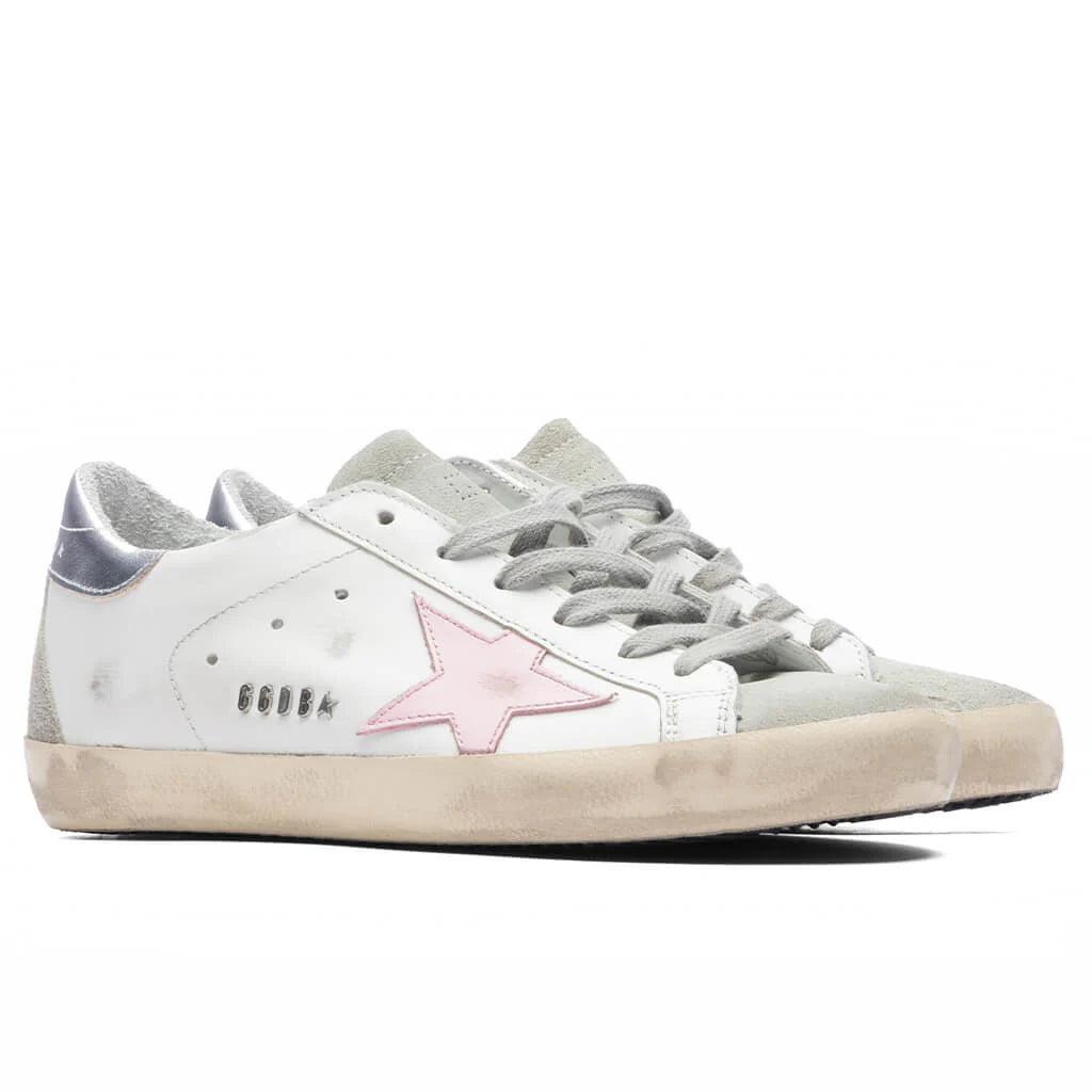 Womens Super Star Sneakers White Ice Orchid Pink