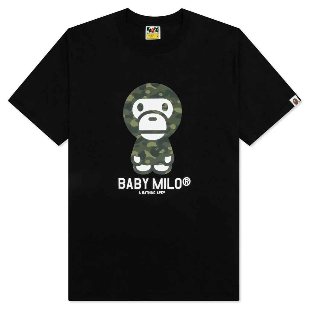 Color Camo Baby Milo Tee Black Green