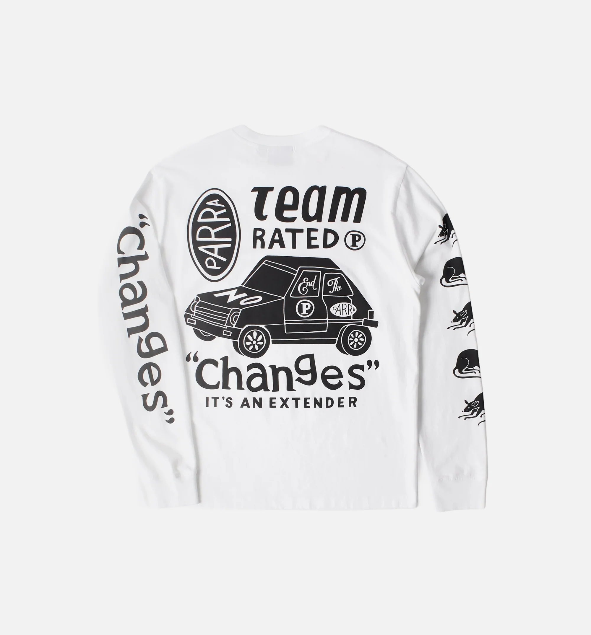 Team Changes Mens Long Sleeve Shirt White