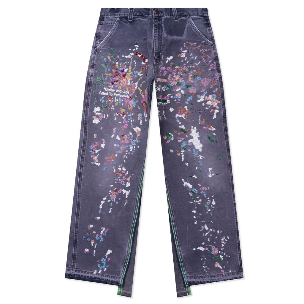Painters Hand Beaded Double Wide Trouser Multi