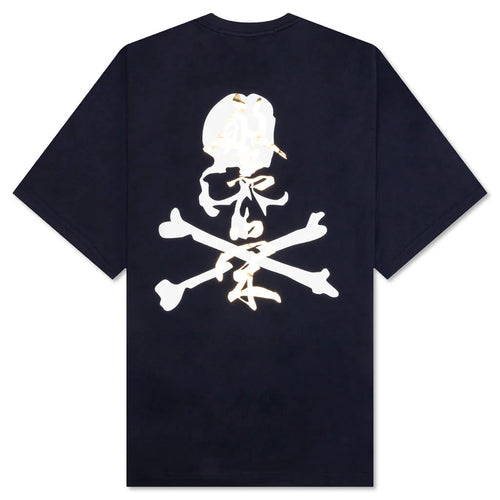 Navy Printed T Shirt Navy