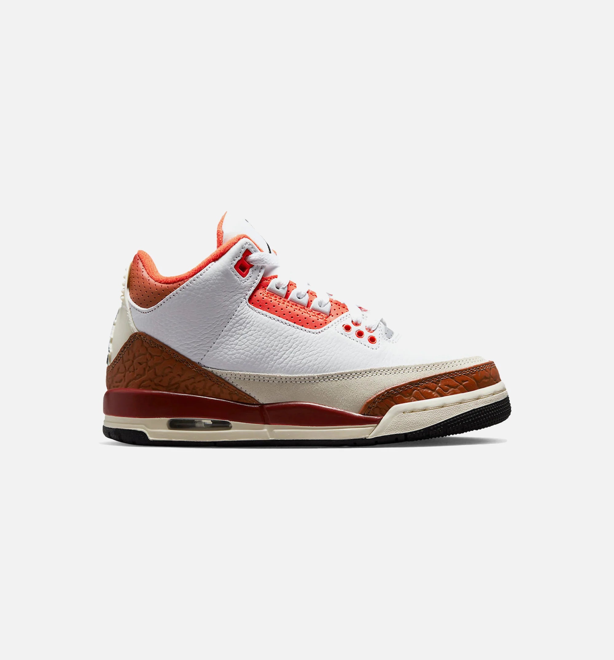 Air Jordan 3 Retro SE Dunk On Mars Grade School Lifestyle Shoe White Orange