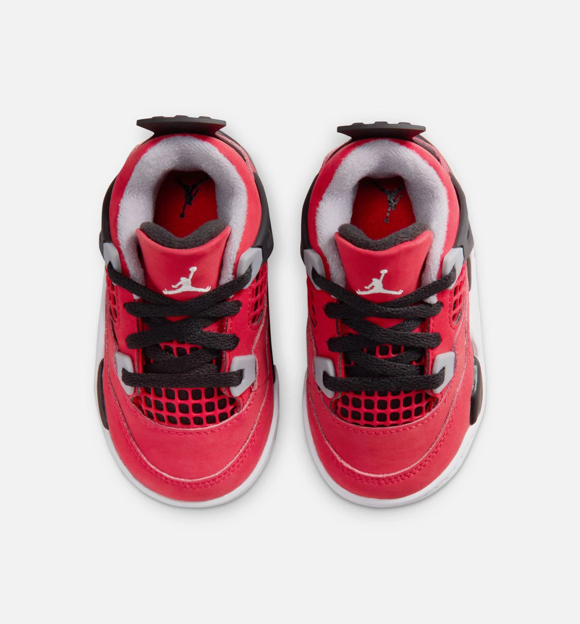 Air Jordan 4 Retro Toro Bravo Infant Toddler Lifestyle Shoe Fire Red White Black Cement Grey Free Shipping
