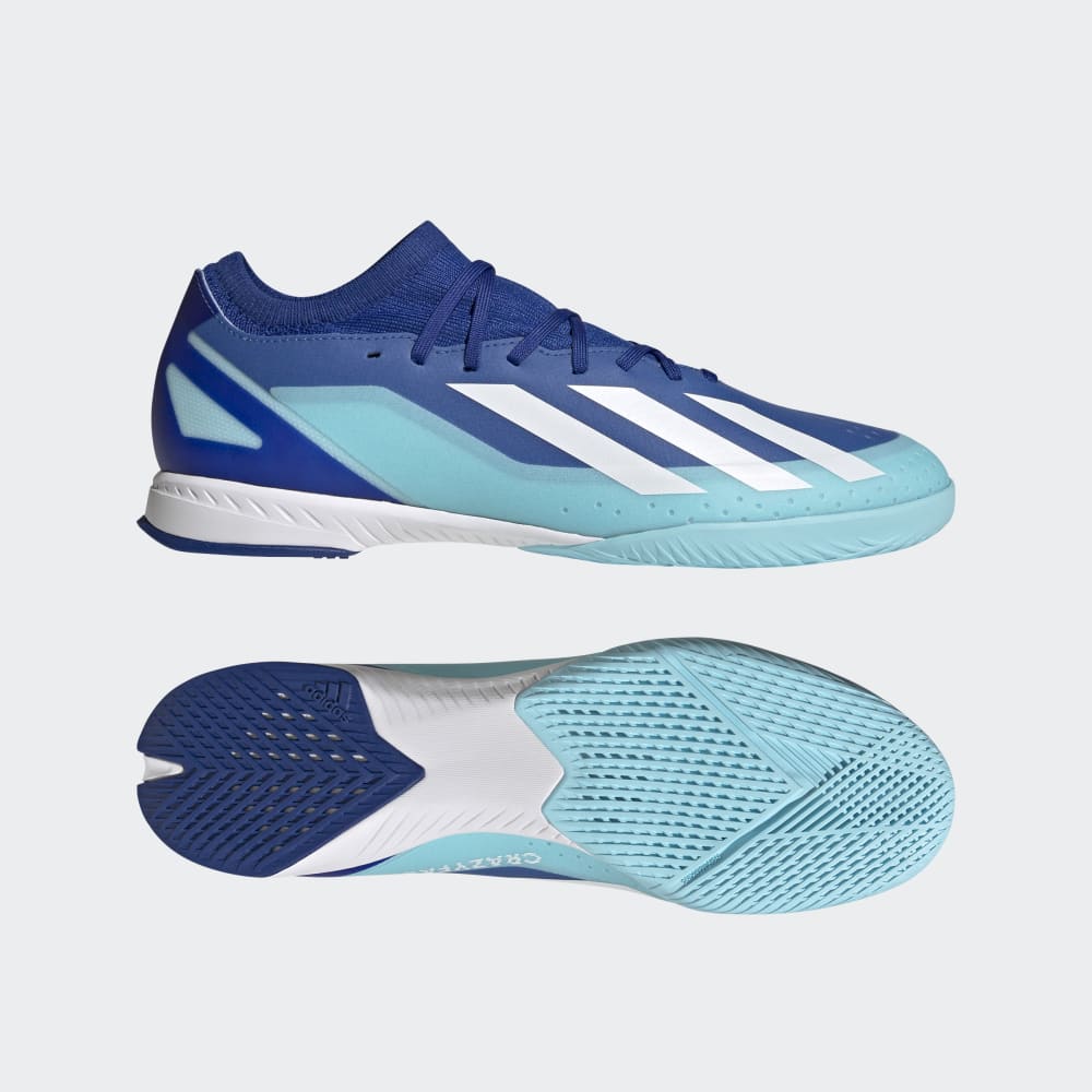 adidas X Crazyfast3 IN Indoor Soccer Shoes Royal White