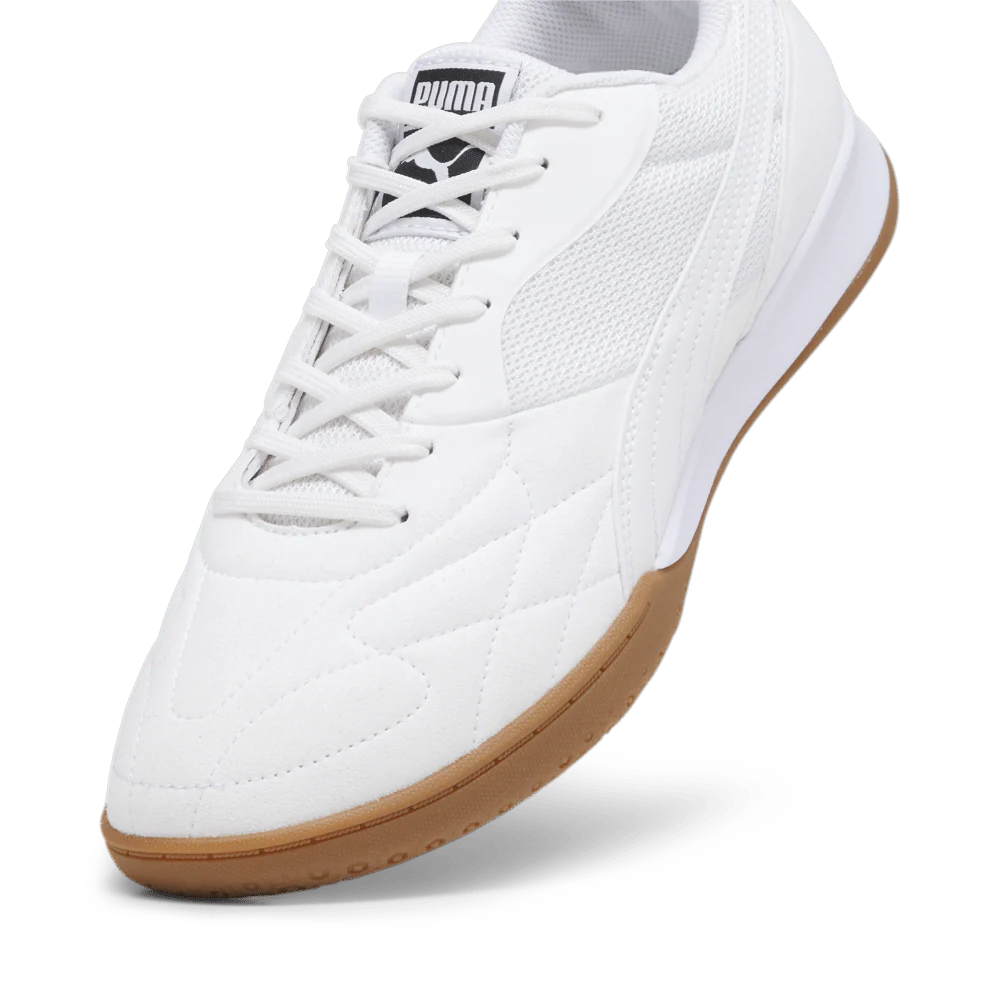PUMA King Top IT Indoor Shoes White Gold