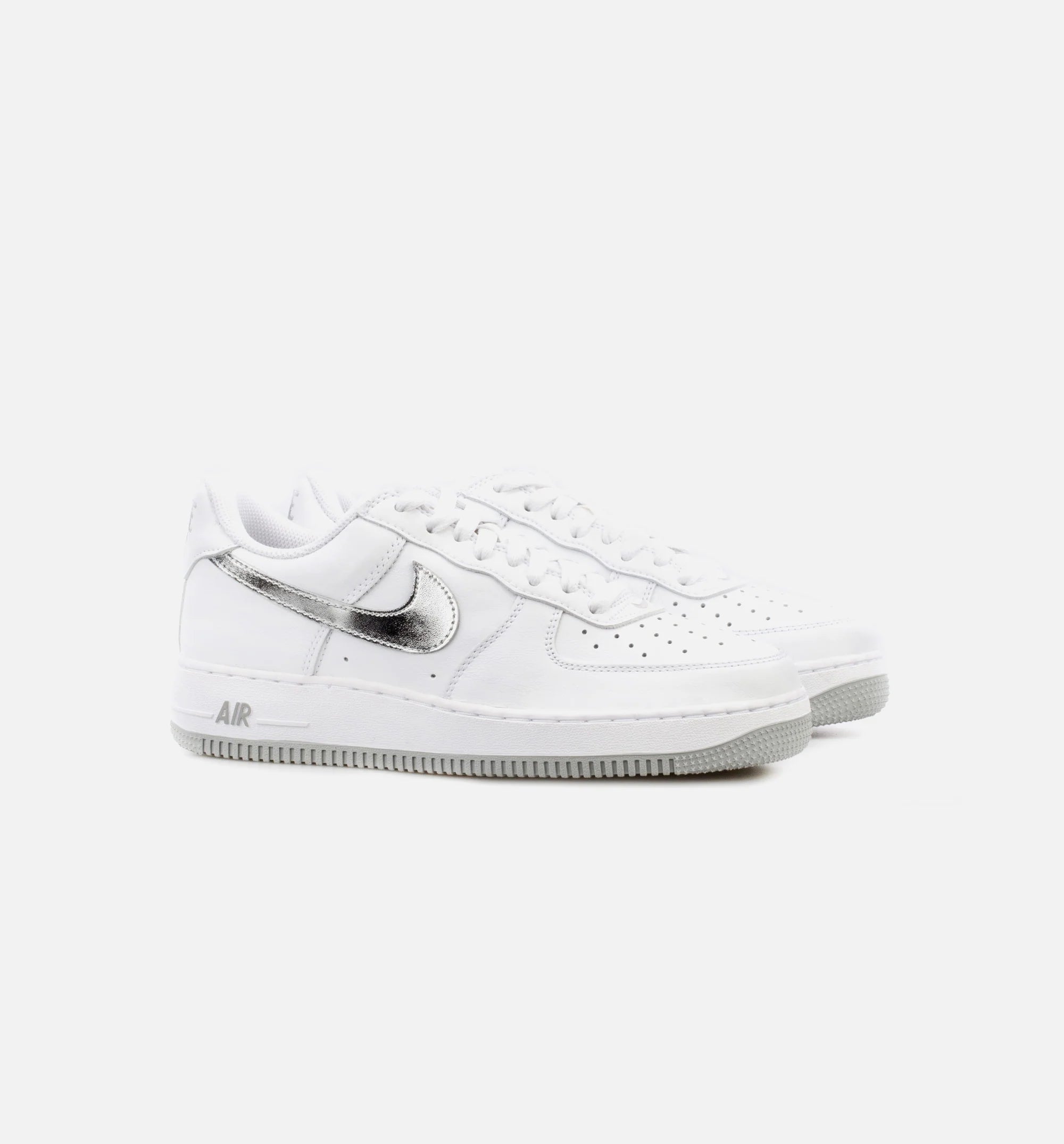 Air Force 1 Low Silver Swoosh Mens Lifestyle Shoe White