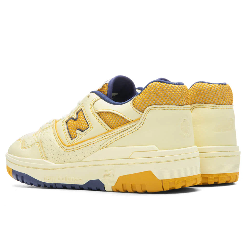 New Balance x Aime Leon Dore P550 Basketball Oxfords White Yellow