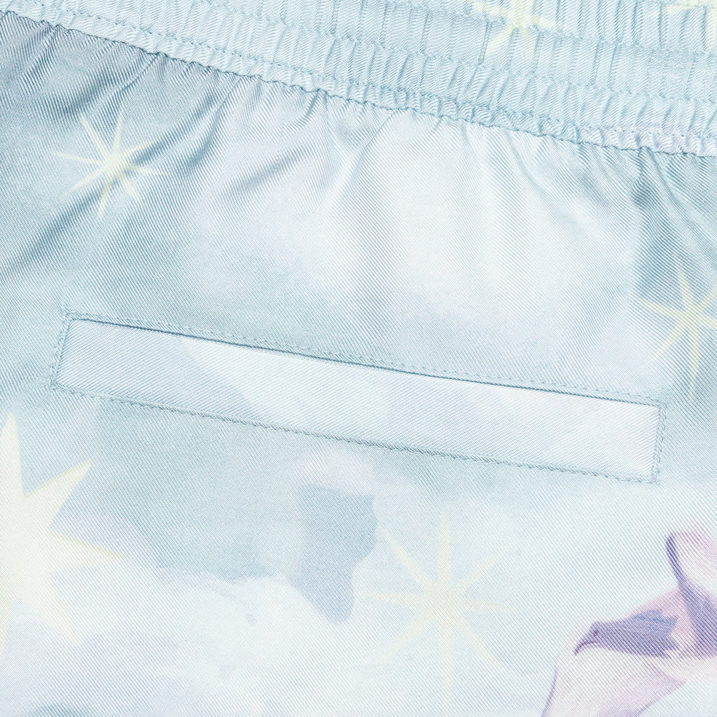 Printed Bermuda Silk Shorts Multicolored