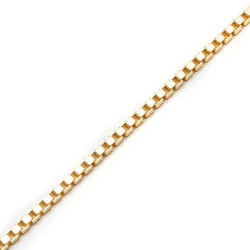Square Chain Gold 925 Sterling Silver 9K Gold