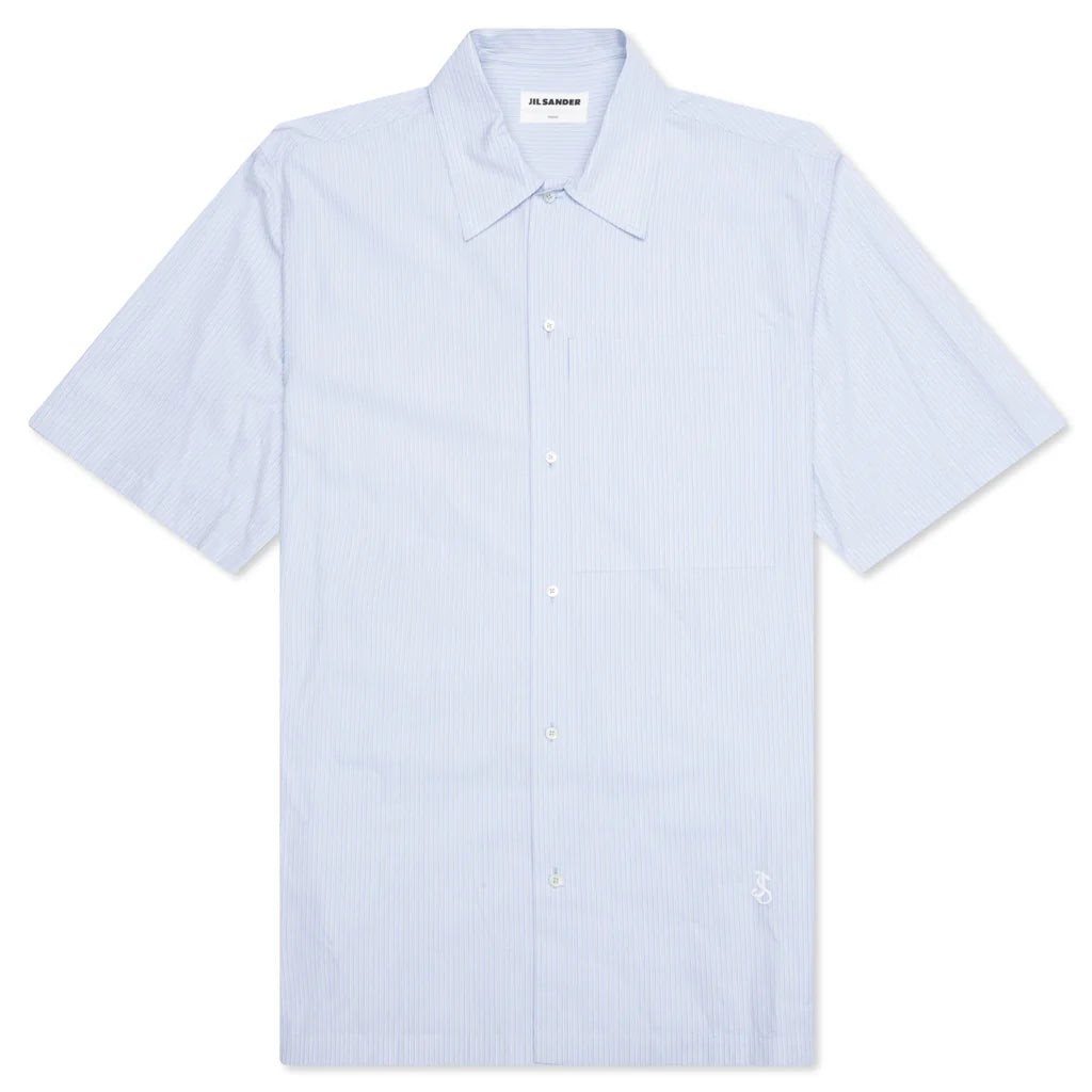 Friday AM Shirt Blue Fly Catcher