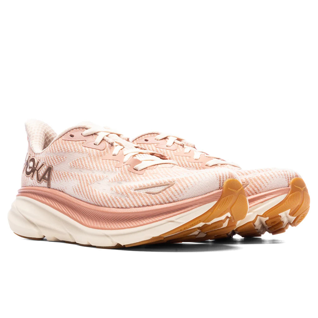 Womens Clifton 9 Sandstone Cream