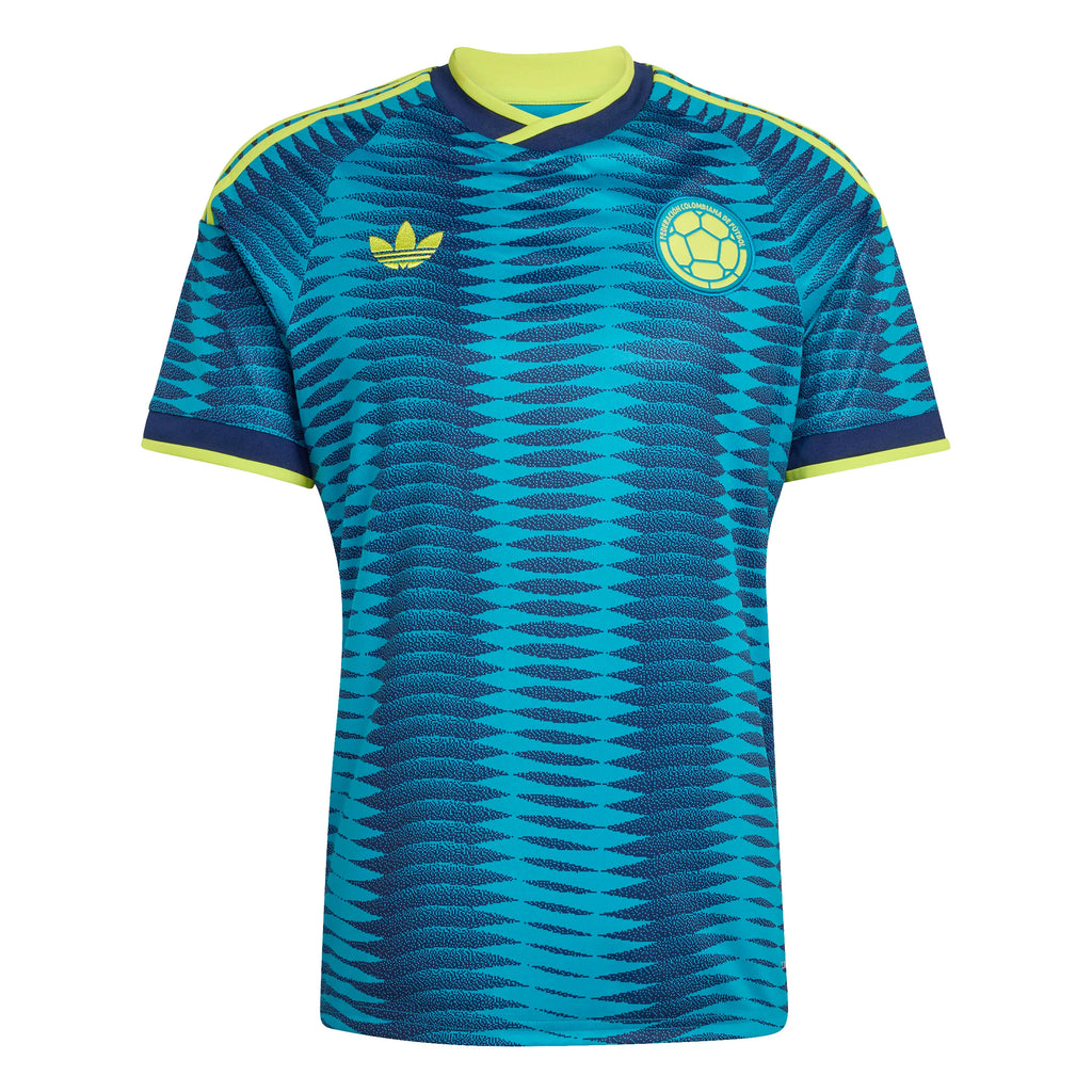 adidas Colombia Away Mens Soccer Jersey 2026 Navy Mistery Petrol