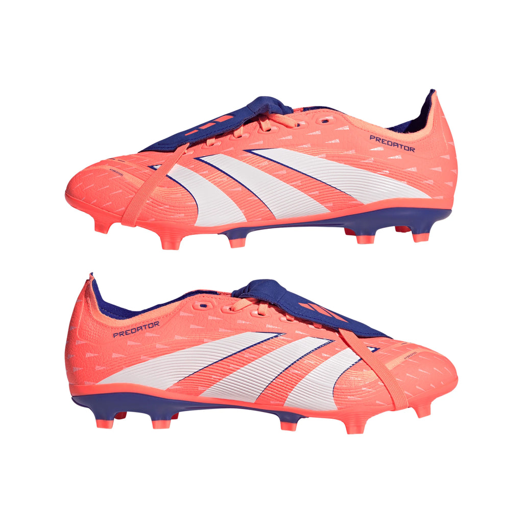 adidas Predator League Fold Over Tongue FG MG Mens Soccer Cleats Orange White