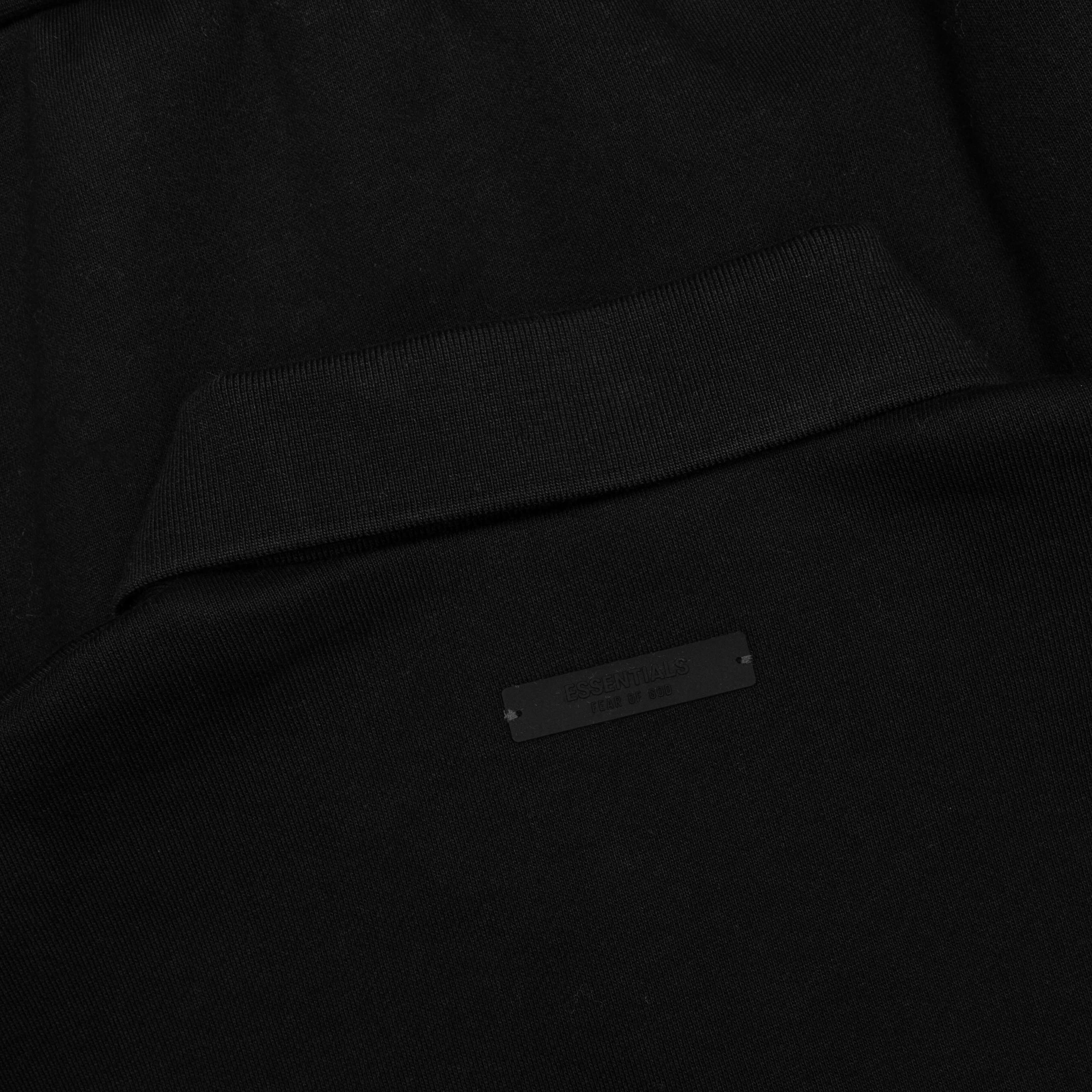 Fleece Polo Black