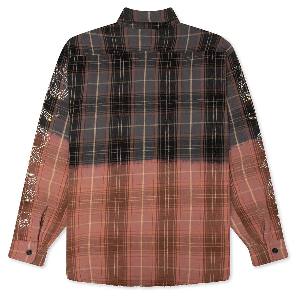 Crystal Flannel Shirt Black