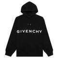 Embroidered Hoodie Classic Fit Black