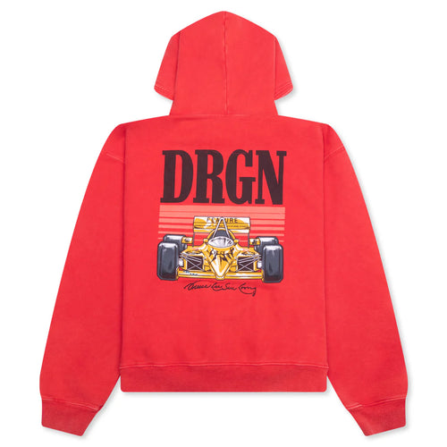 Feature x D R G N Formula Hoodie Farari Red