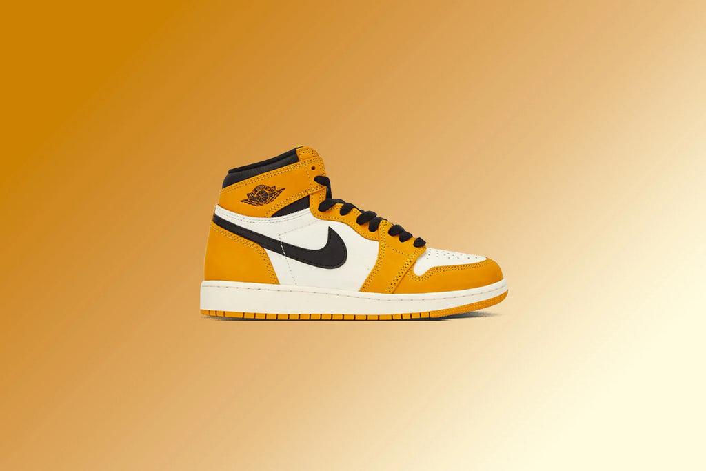Air Jordan 1 Retro High OG GS Yellow Ochre Yellow Ochre Black Sail