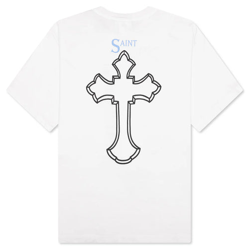 Saint Michael x 2Pac T Shirt White