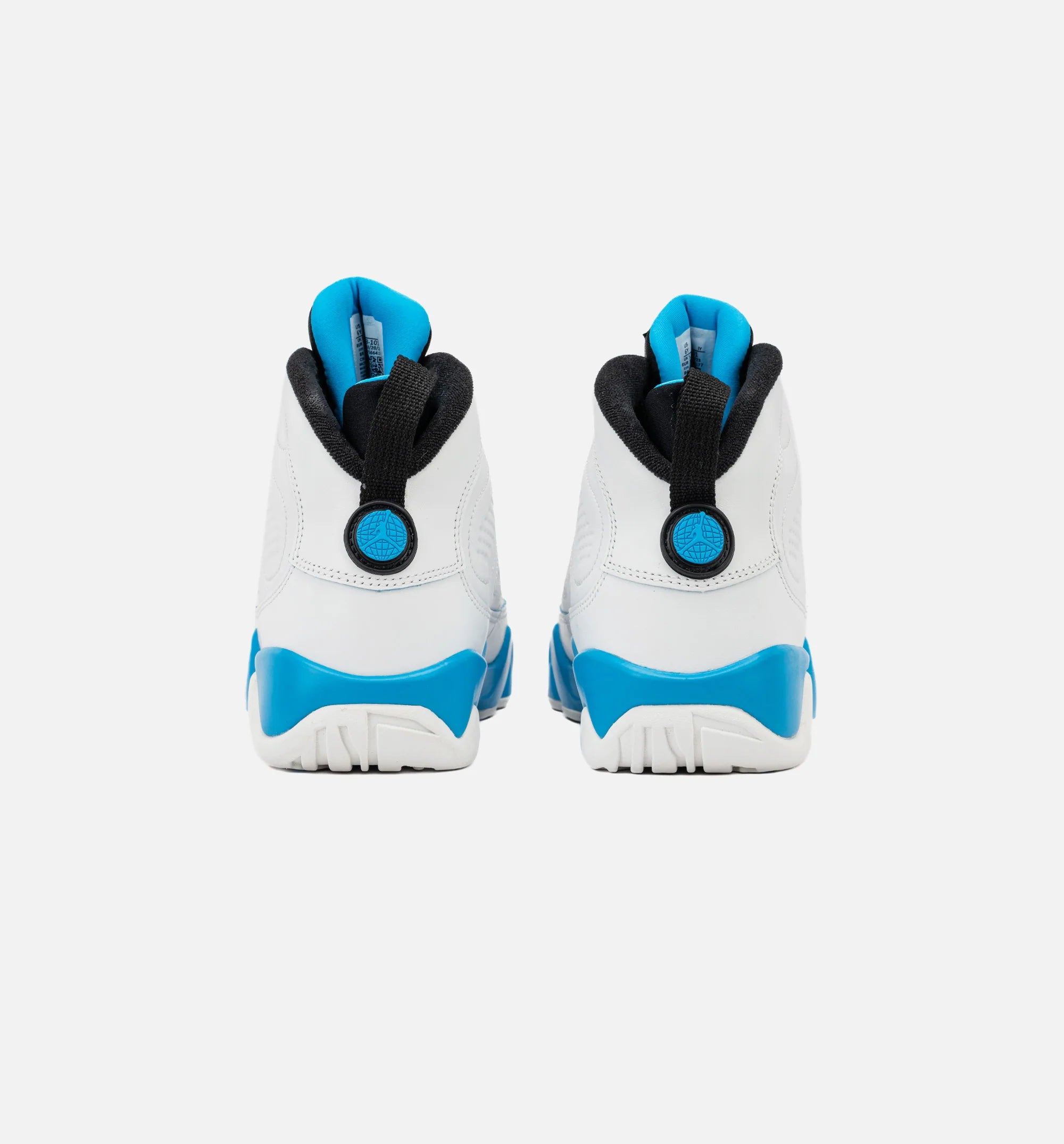 Air Jordan 9 Retro Powder Blue Grade School Lifestyle Shoe Summit White Black Powder Blue
